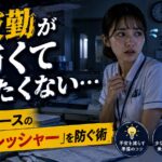 夜勤が怖くて行きたくない…少ない人数のプレッシャーに悩む2年目看護師