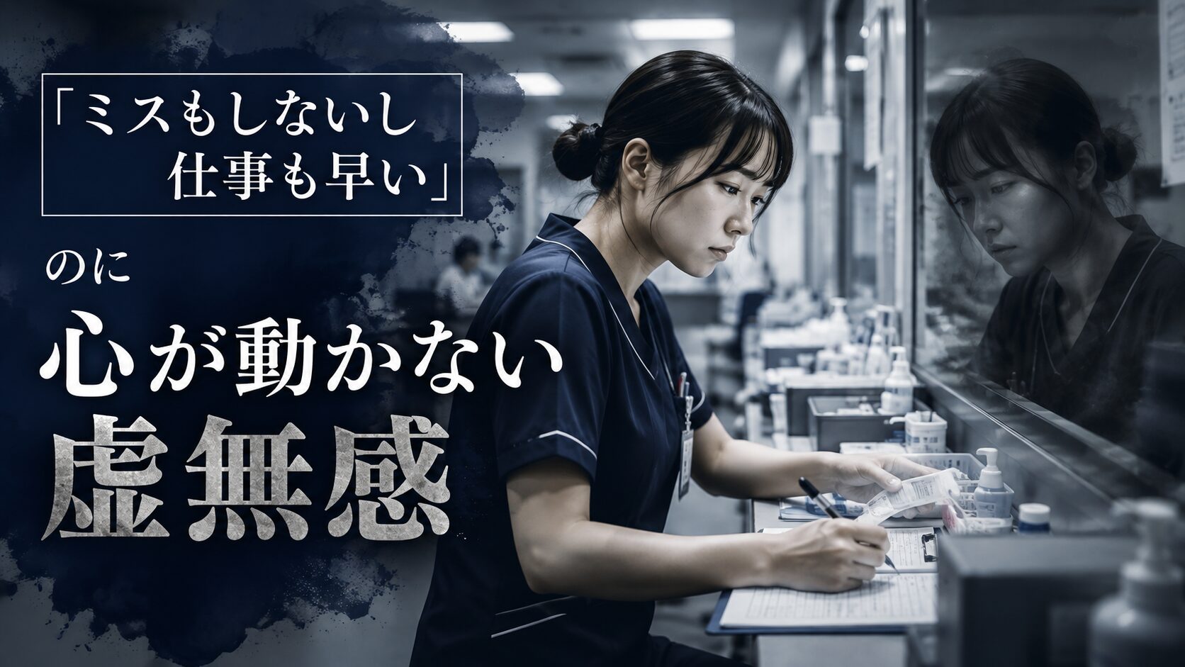 業務をこなしながらも心の中に虚無感を感じている3〜5年目看護師